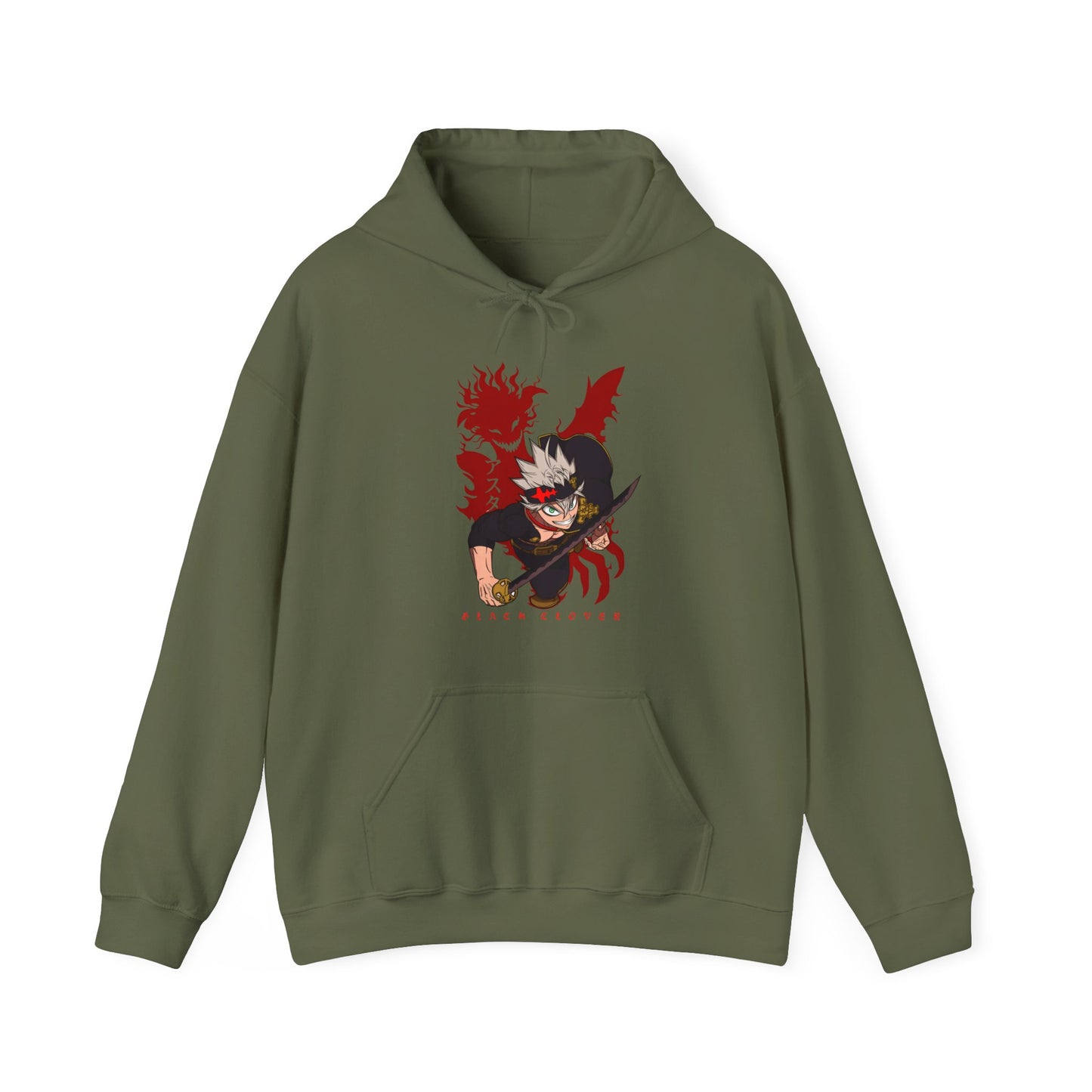 Asta Black Clover Hoodie – 100% Cotton Anime Sweatshirt for Magic Knight Fans