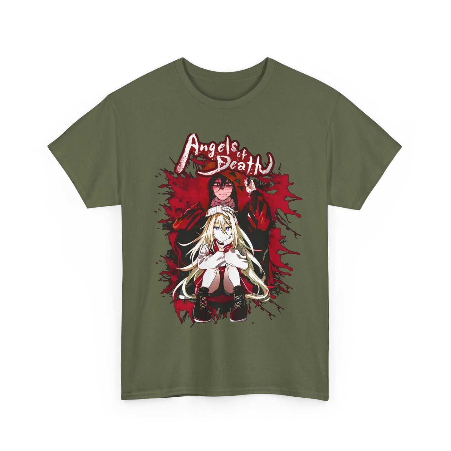 Angels of Death T-Shirt – 100% Cotton Anime Horror Tee for Fans