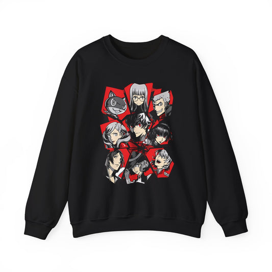 Persona 5 Video Game Sweatshirt – 100% Cotton | Phantom Thieves Cozy Anime Sweater