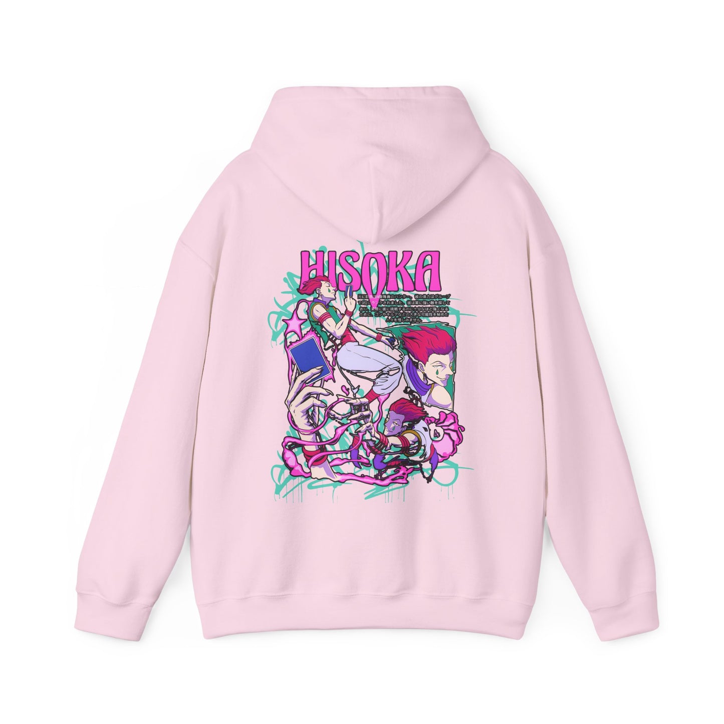Hisoka Morow Hunter x Hunter Hoodie with Back Print – 100% Cotton | Anime Streetwear for Fans