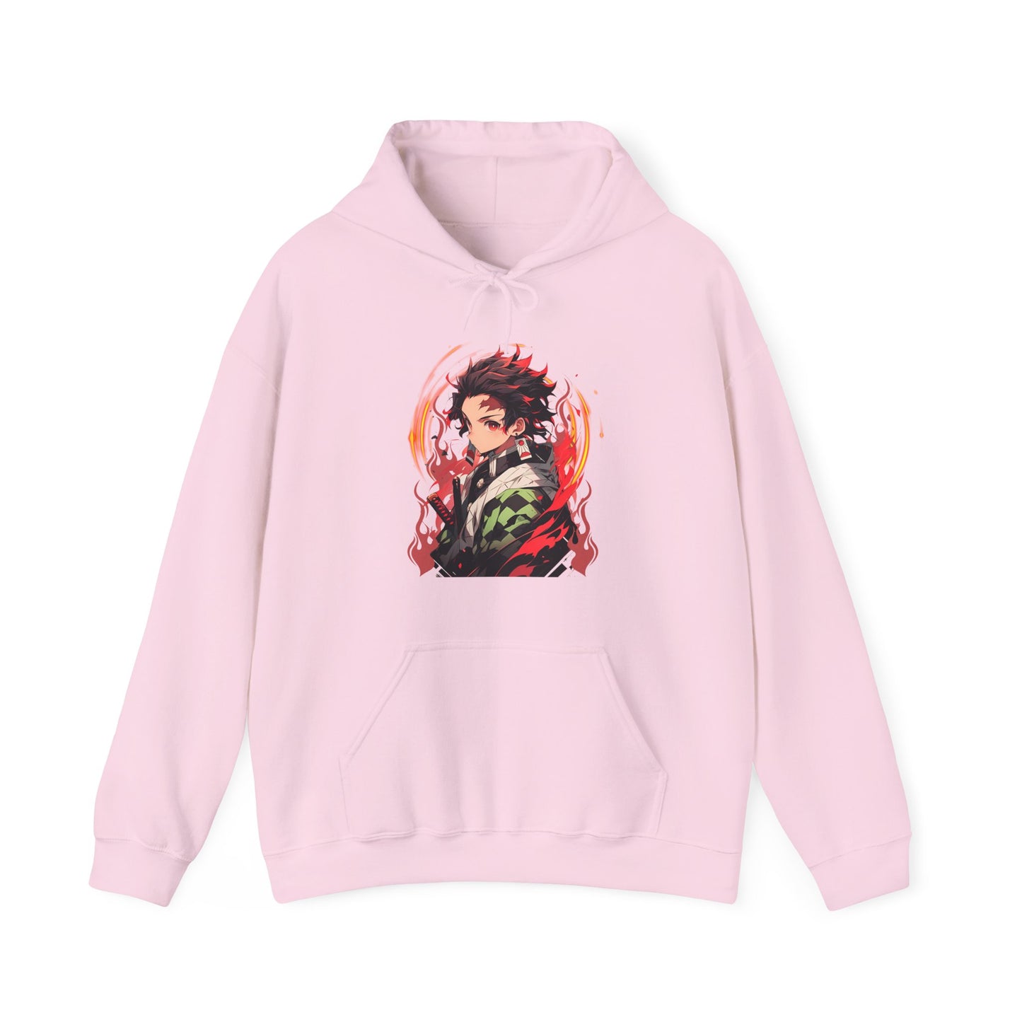 Tanjiro Kamado Demon Slayer Hoodie – 100% Cotton Anime Hoodie for Kimetsu no Yaiba Fans