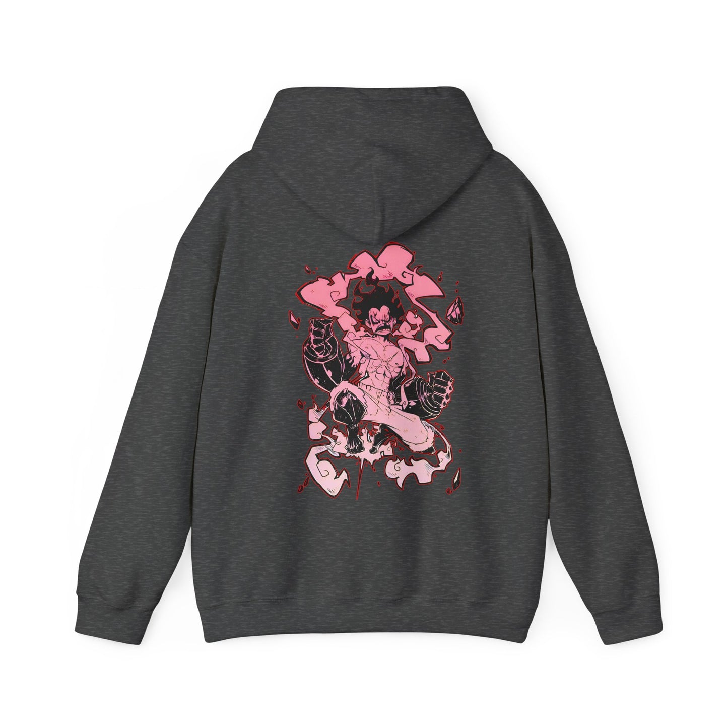 Luffy Gear Fourth Snakeman Back Print Hoodie – 100% Cotton One Piece Anime Hoodie
