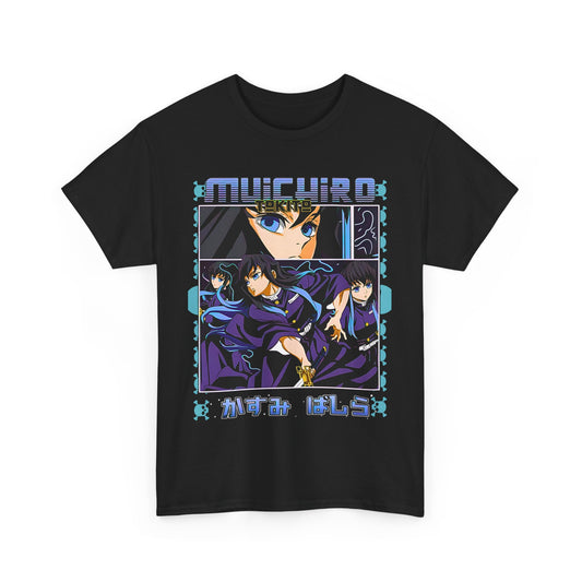 Muichiro Tokito Demon Slayer T-Shirt – 100% Cotton Anime Tee for Mist Hashira Fans