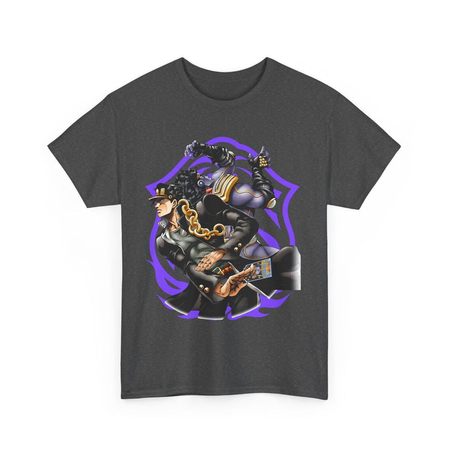 Jotaro Kujo T-Shirt – 100% Cotton JoJo's Bizarre Adventure Anime Tee for Fans