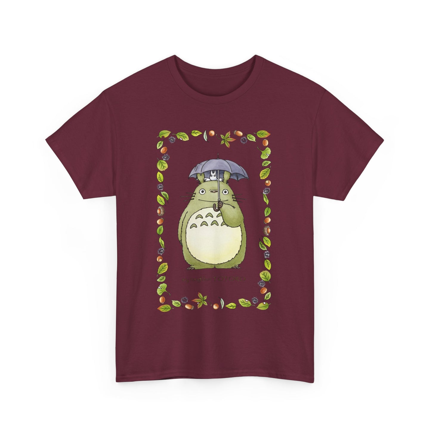Cute Totoro T-Shirt – 100% Cotton Studio Ghibli Anime Tee for Fans