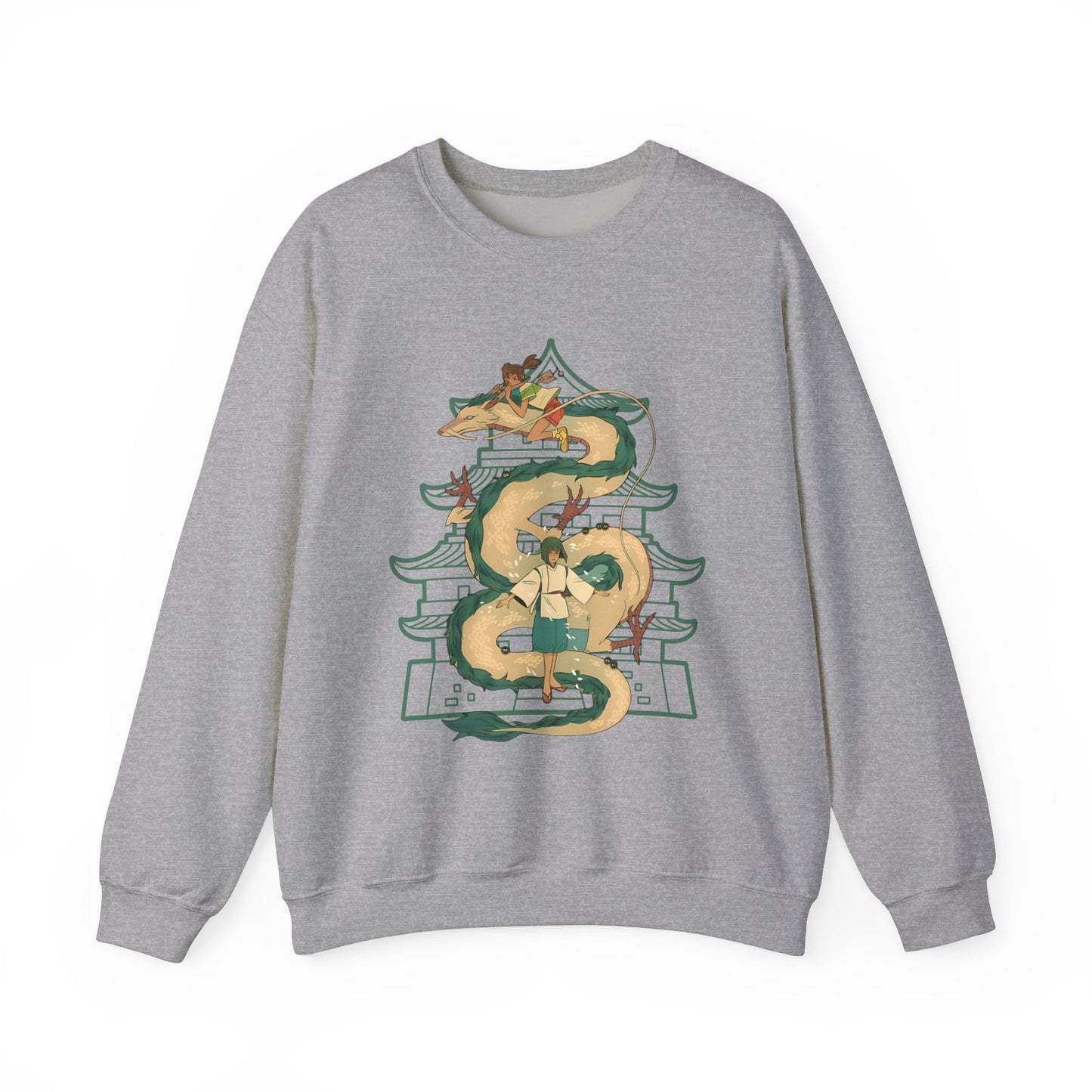 Haku Spirited Away Sweatshirt – 100% Cotton Studio Ghibli Anime Pullover for Fans