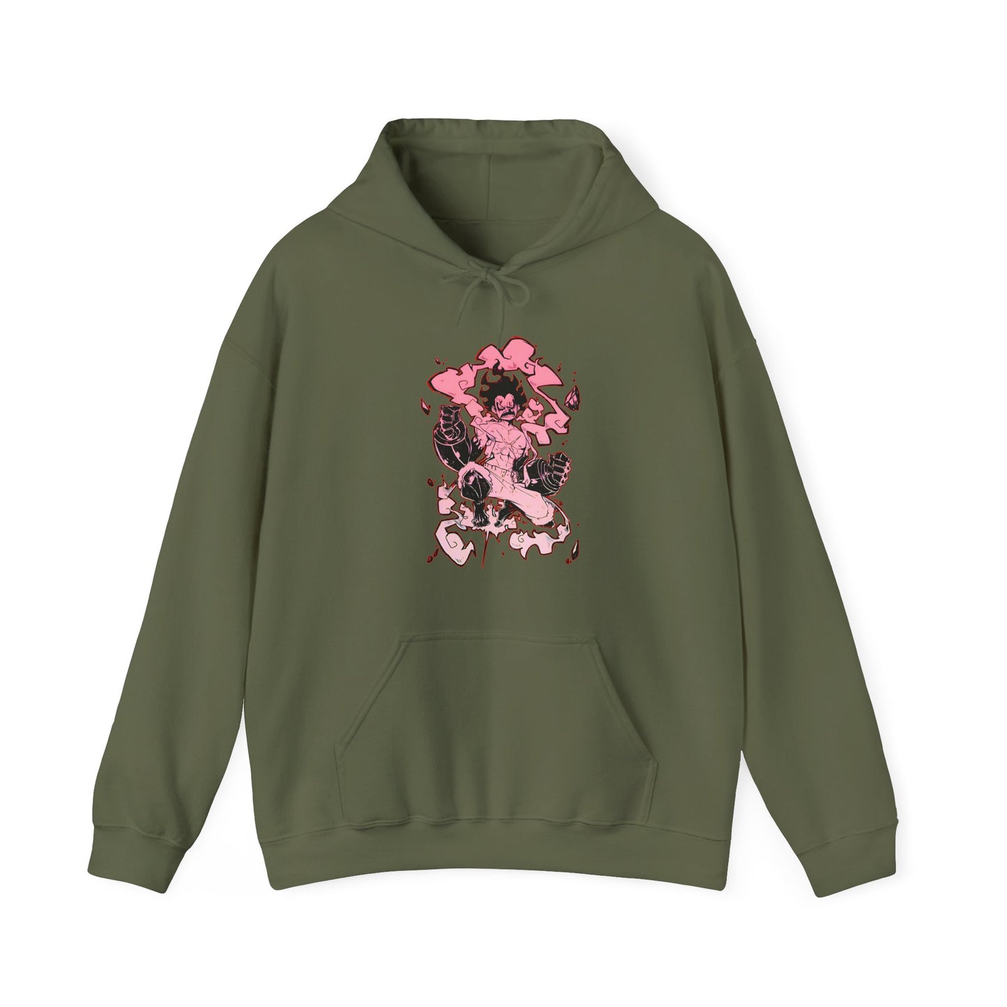 Luffy Gear Fourth Snakeman Hoodie – 100% Cotton One Piece Anime Hoodie