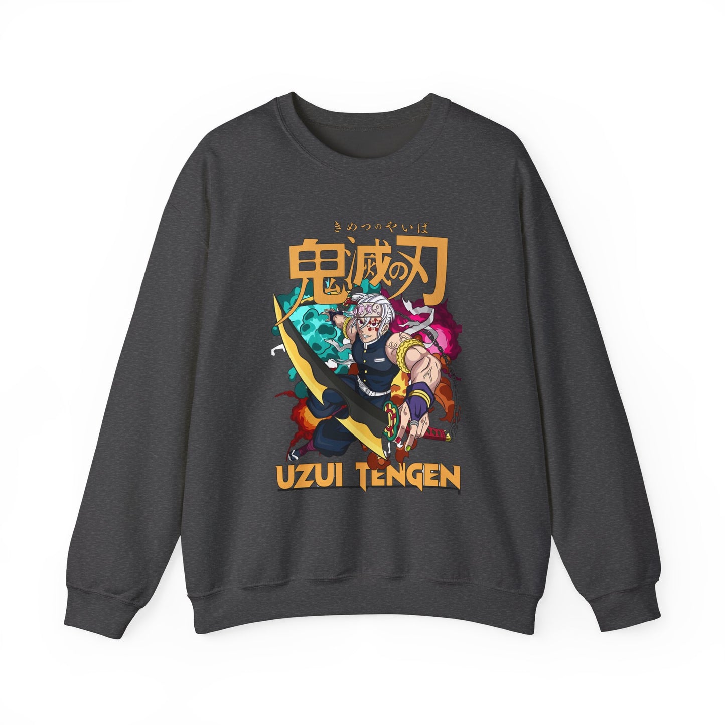 Uzui Tengen Demon Slayer Sweatshirt – 100% Cotton Anime Pullover for Stylish Kimetsu no Yaiba Fans