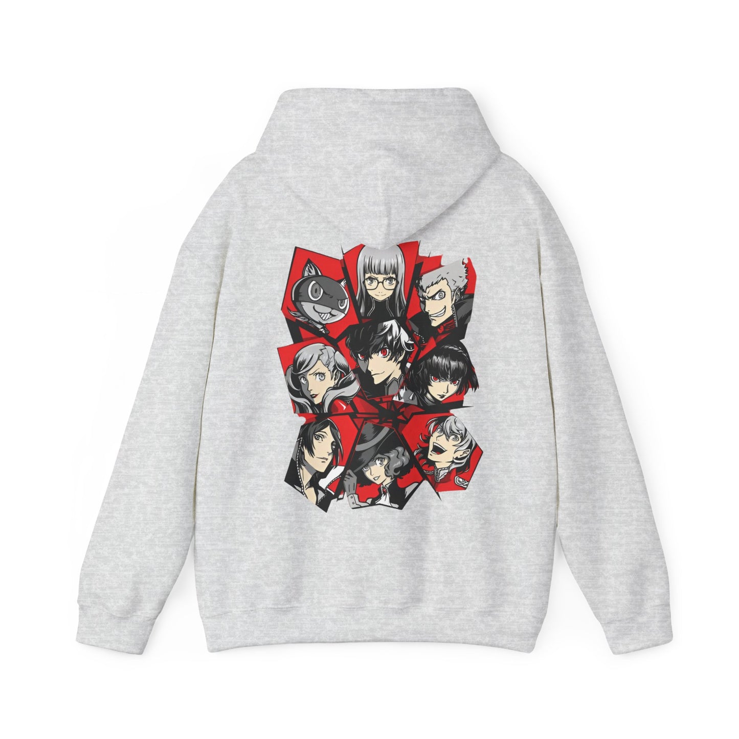 Persona 5 Hoodie with Back Print – 100% Cotton | Phantom Thieves Anime Gamer Hoodie
