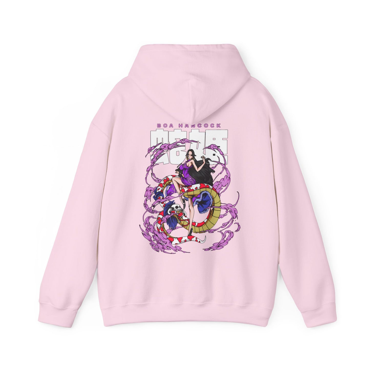 Boa Hancock Back Print Hoodie – 100% Cotton One Piece Anime Sweatshirt