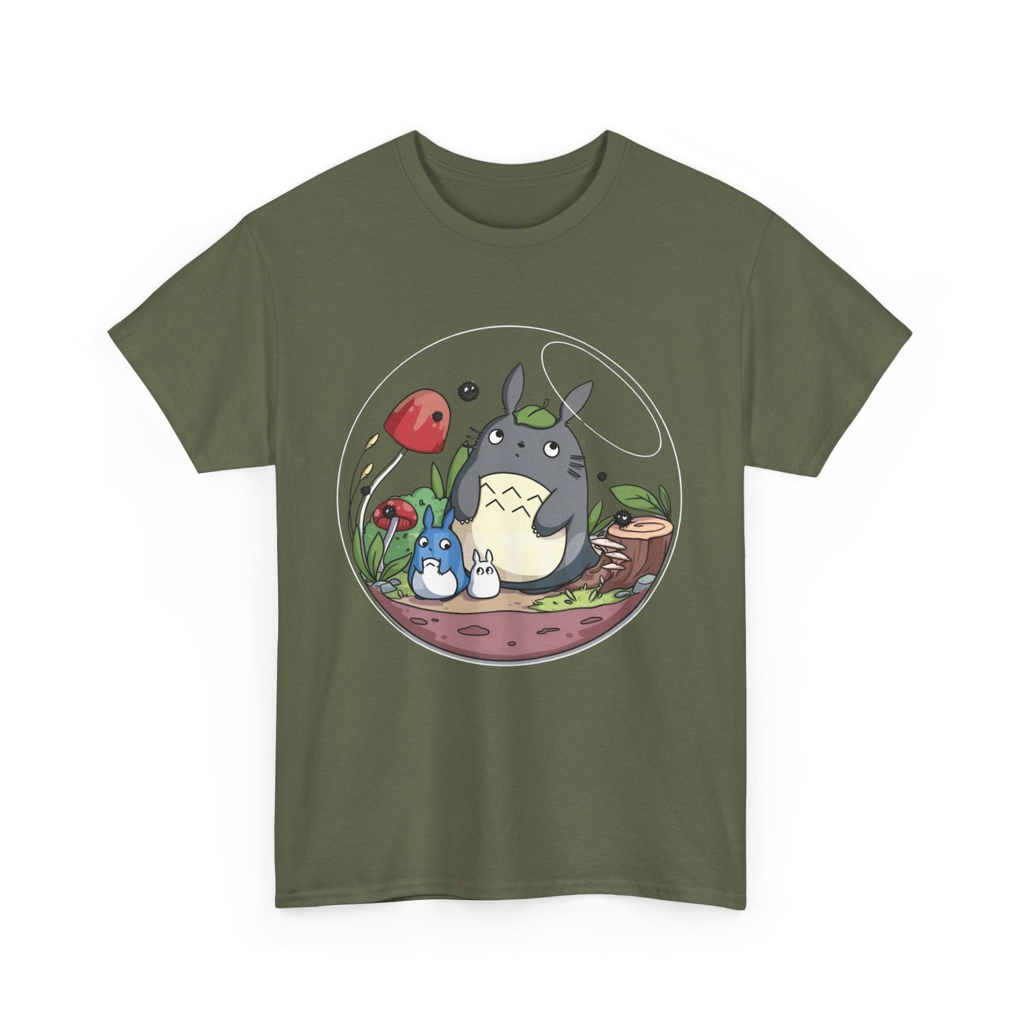 Totoro in a Bubble T-Shirt – 100% Cotton Studio Ghibli Inspired Tee for Anime Fans