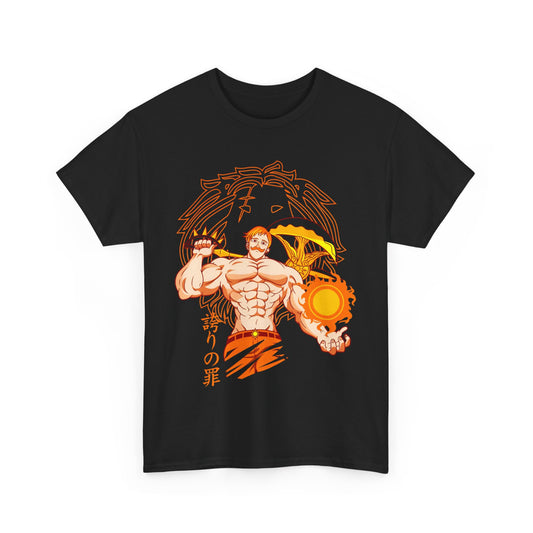 Escanor Seven Deadly Sins T-Shirt – 100% Cotton Anime Tee for Lion’s Sin of Pride Fans