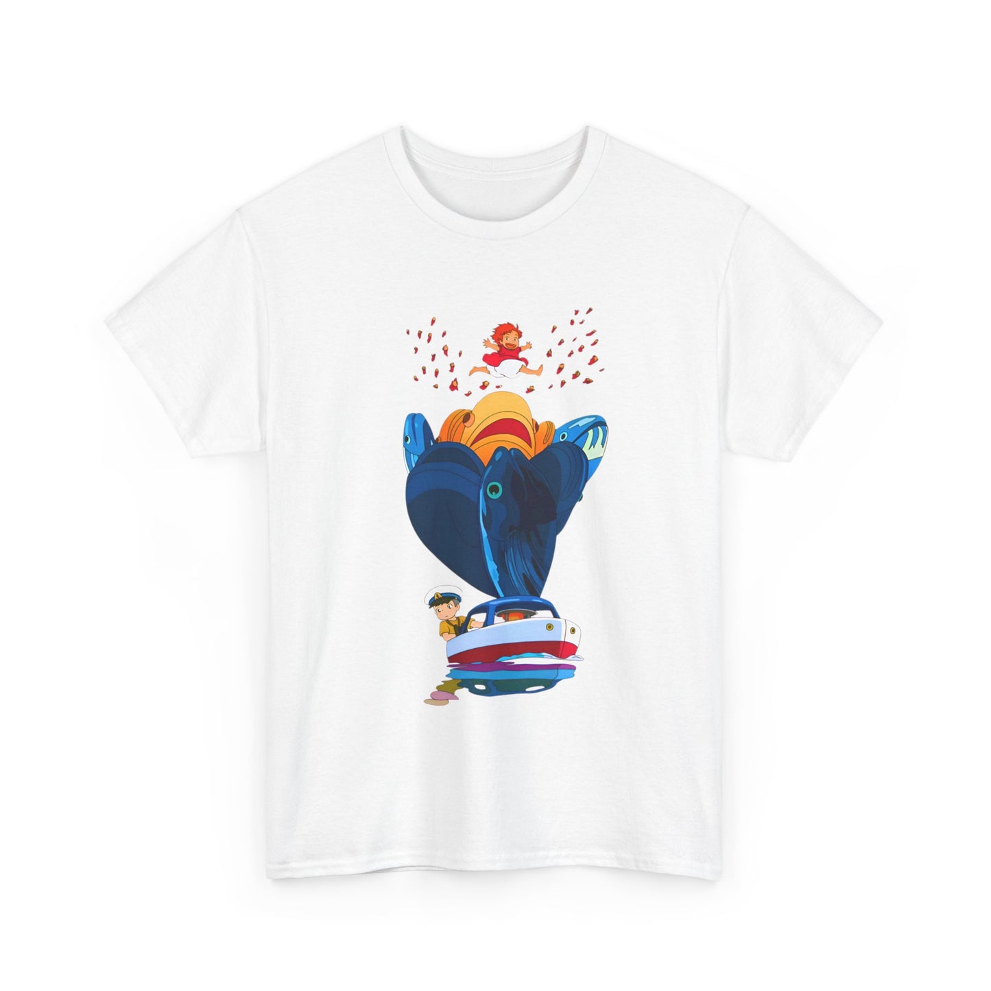 Ponyo and Sosuke Sea Dreams T-Shirt – 100% Cotton Studio Ghibli Inspired Tee