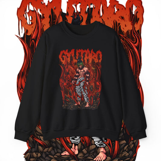 Gyutaro Demon Slayer Art Sweatshirt | 100% Cotton Anime Pullover