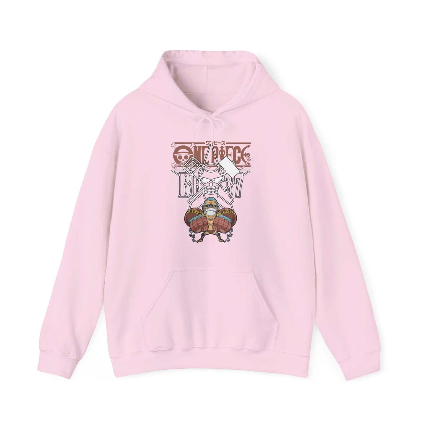 Franky One Piece Hoodie – 100% Cotton Anime Pullover for Straw Hat Fans