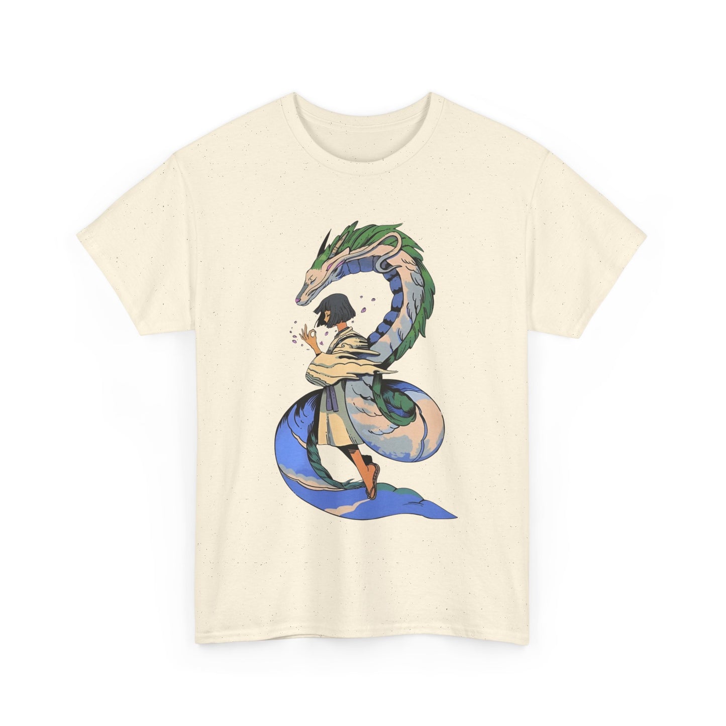 Haku Spirited Away T-Shirt – 100% Cotton Anime Tee for Studio Ghibli Fans