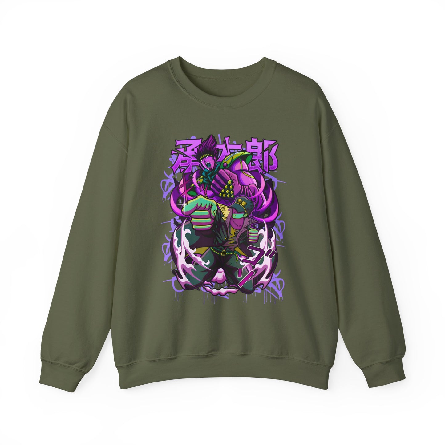JoJo’s Bizarre Adventure Sweatshirt – 100% Cotton Anime Pullover for JoJo Fans