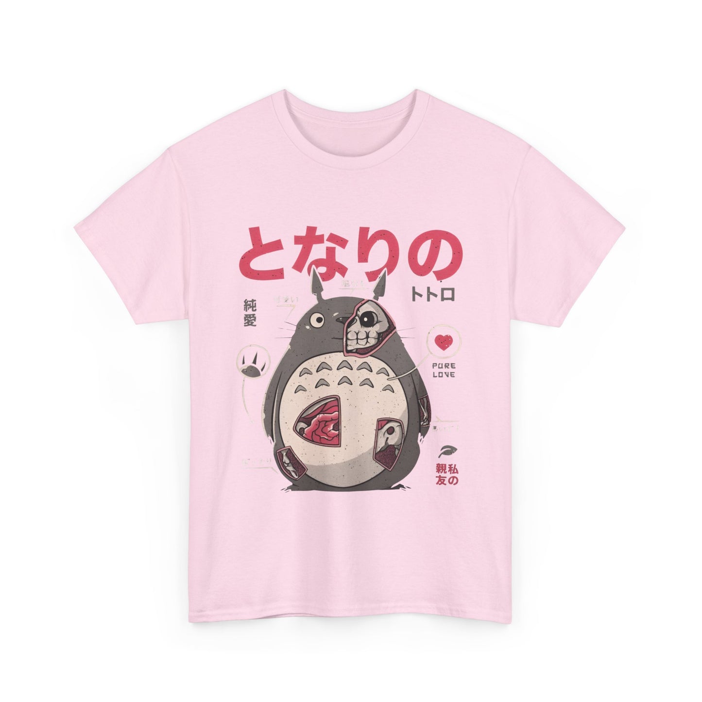 Totoro Anatomy T-Shirt – 100% Cotton Studio Ghibli Anime Tee