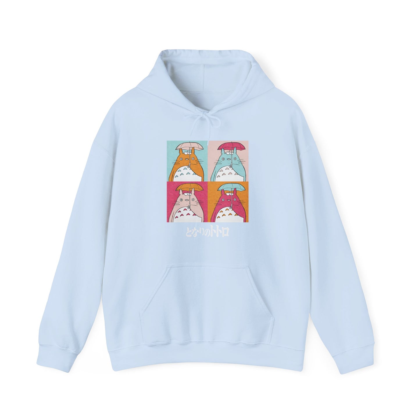 Totoro Aesthetic Art Collage Hoodie – 100% Cotton Studio Ghibli Anime Hoodie