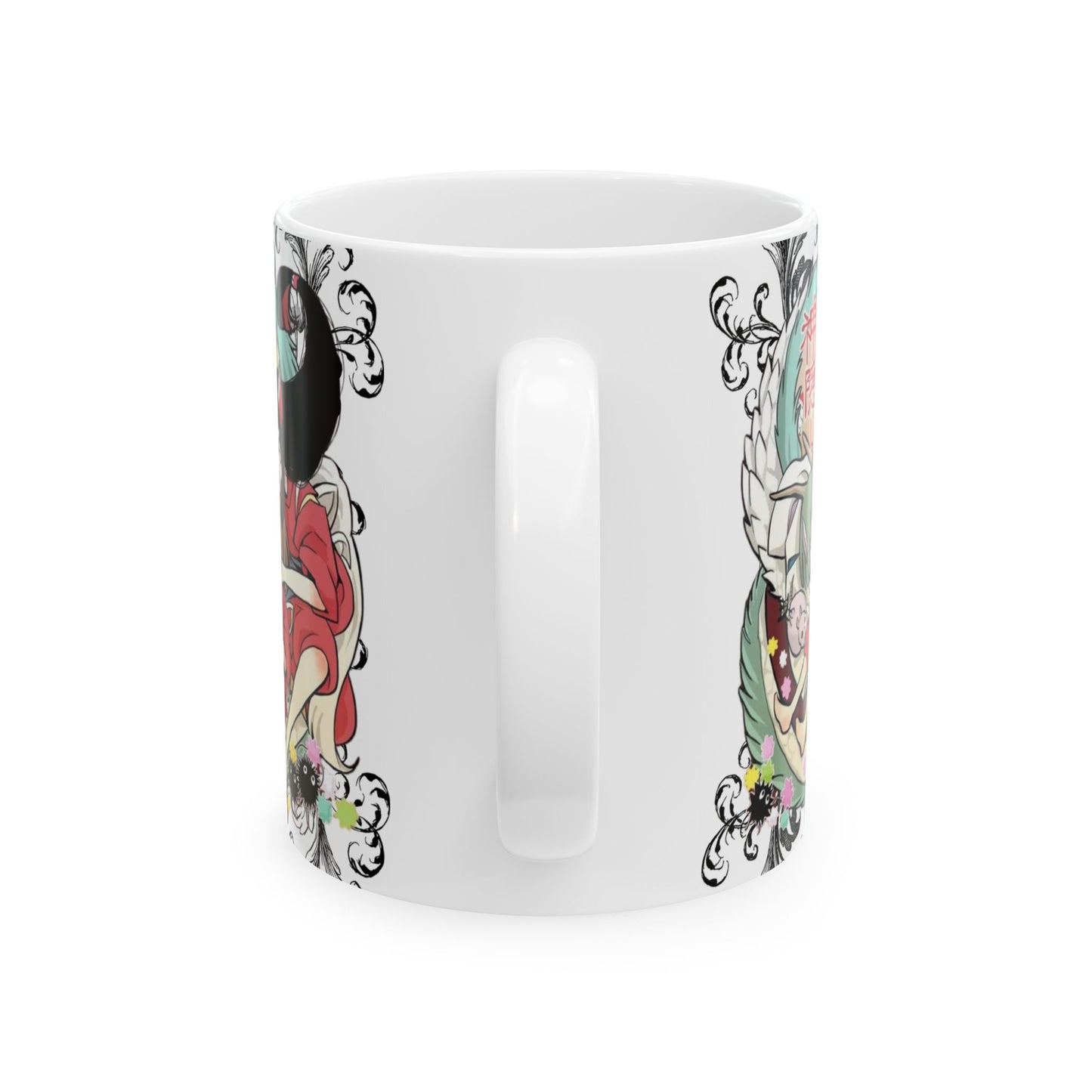 Spirited Away Cool Anime Mug – Studio Ghibli Ceramic Coffee Cup – 11oz & 15oz Gift for Anime Fans