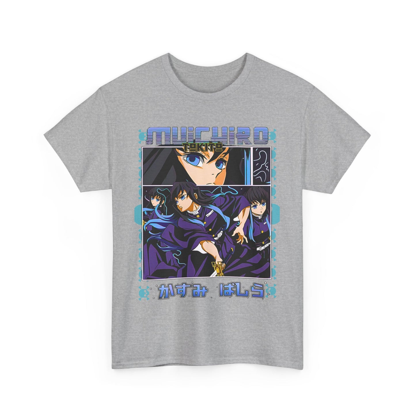Muichiro Tokito Demon Slayer T-Shirt – 100% Cotton Anime Tee for Mist Hashira Fans