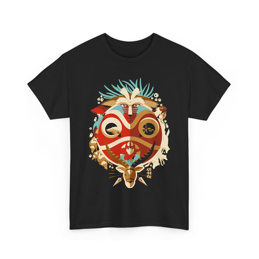 Princess Mononoke Art T-Shirt – 100% Cotton Studio Ghibli Tee