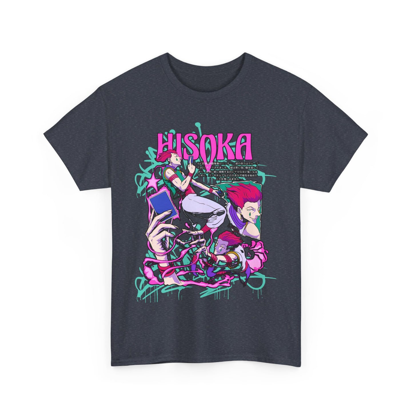Hisoka Morow Hunter x Hunter T-Shirt – 100% Cotton | Stylish Anime Tee for Hunter x Hunter Fans