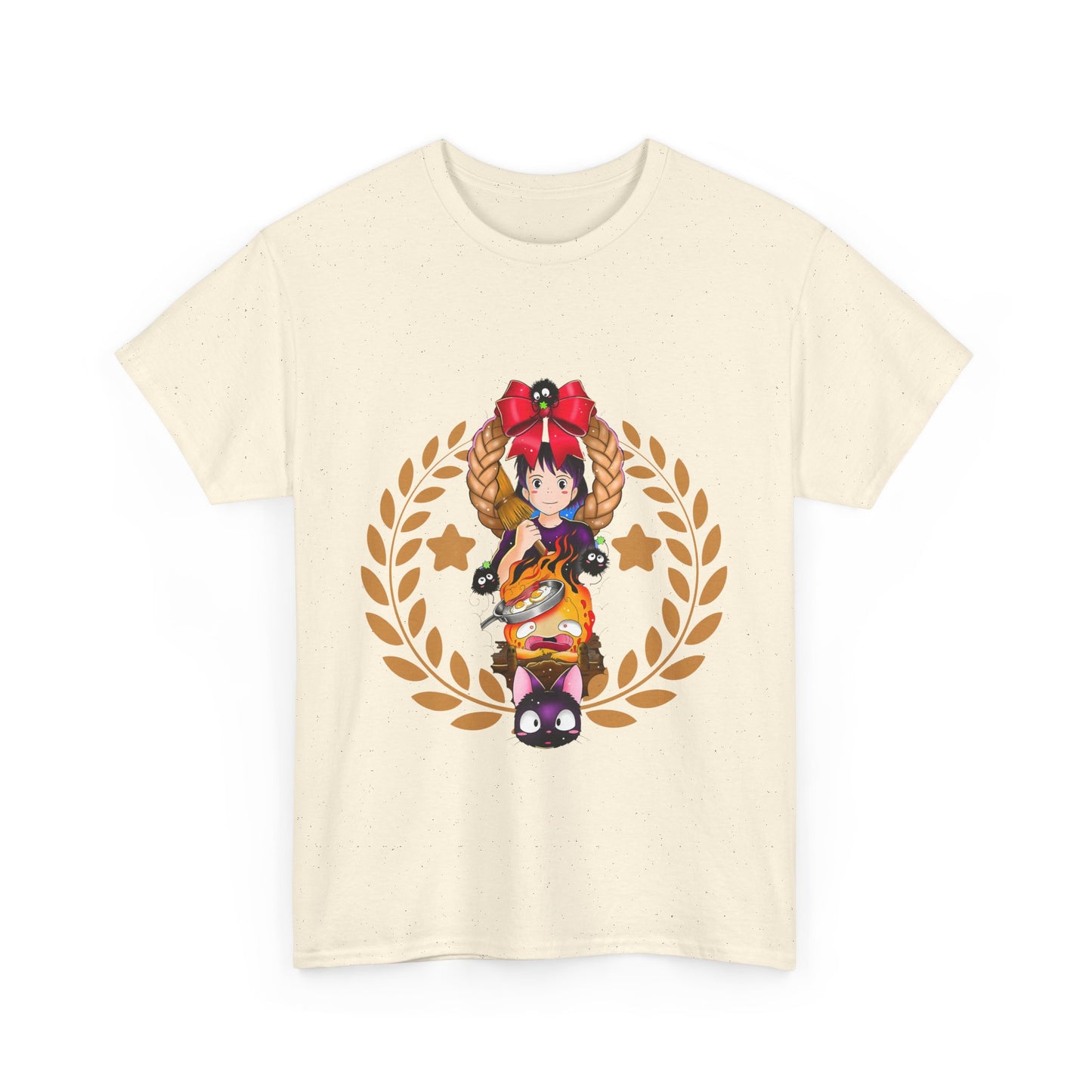 Kiki's Delivery Service T-Shirt 100% Cotton Studio Ghibli Anime Tee