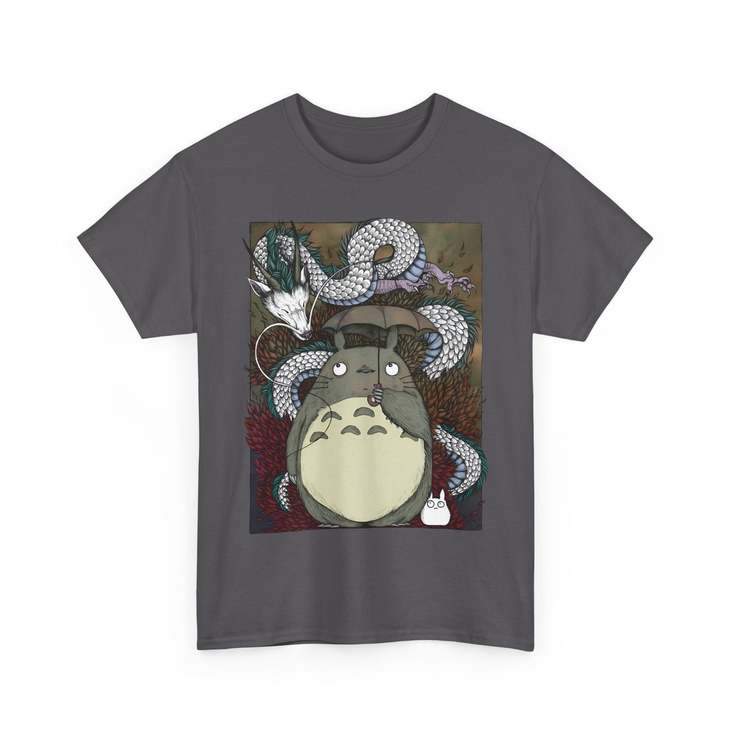 Totoro Haku Dragon T-Shirt | 100% Cotton Studio Ghibli Anime Tee