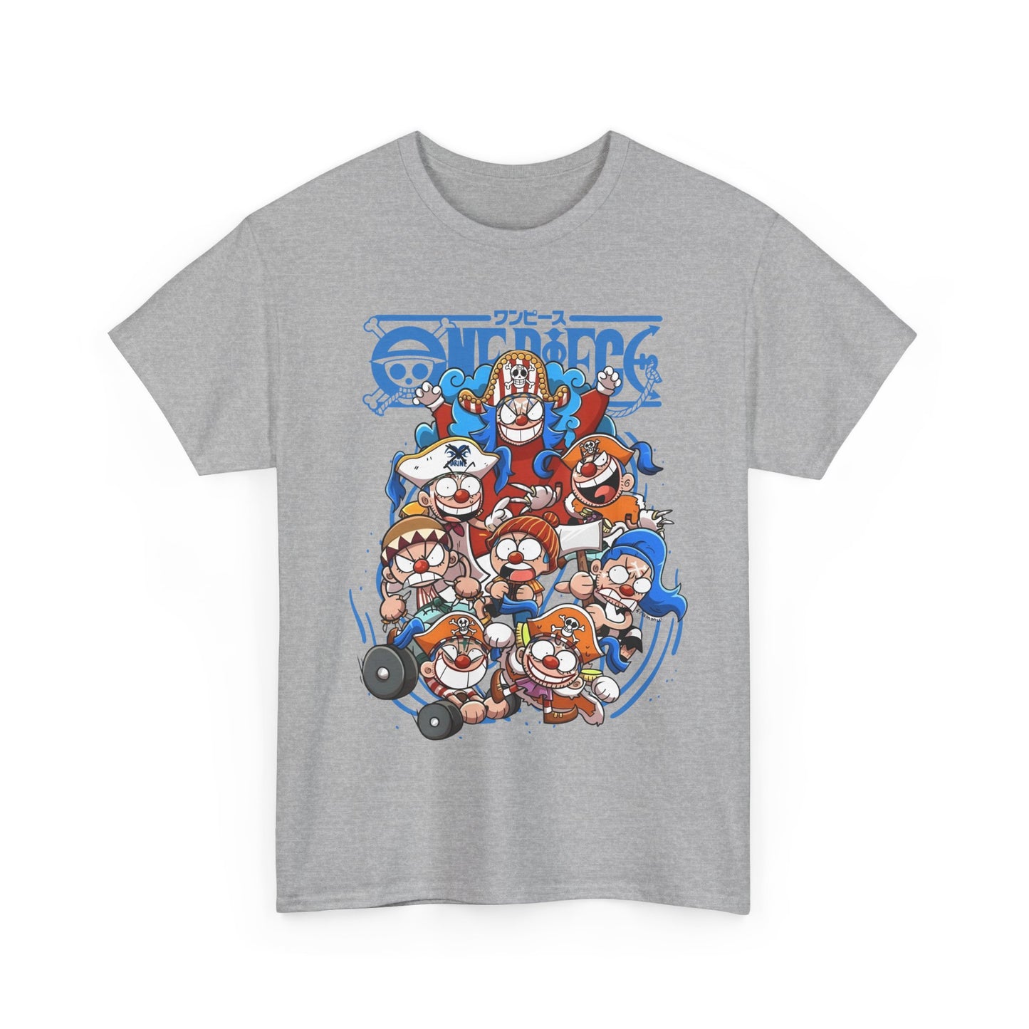 Buggy the Star Clown One Piece T-Shirt – 100% Cotton Anime Tee for Fans of the Grand Line