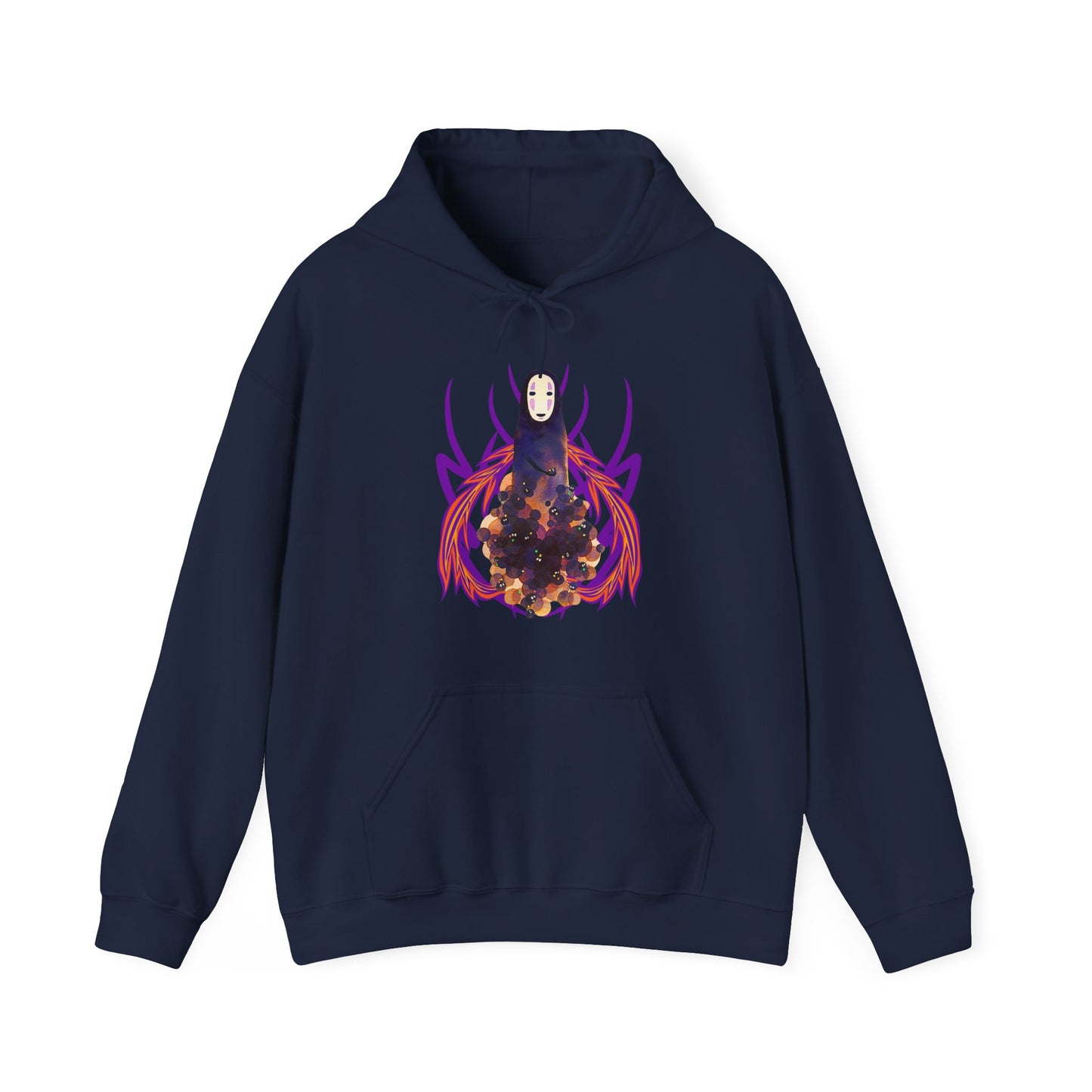No Face Hoodie – 100% Cotton Spirited Away Studio Ghibli Anime Pullover