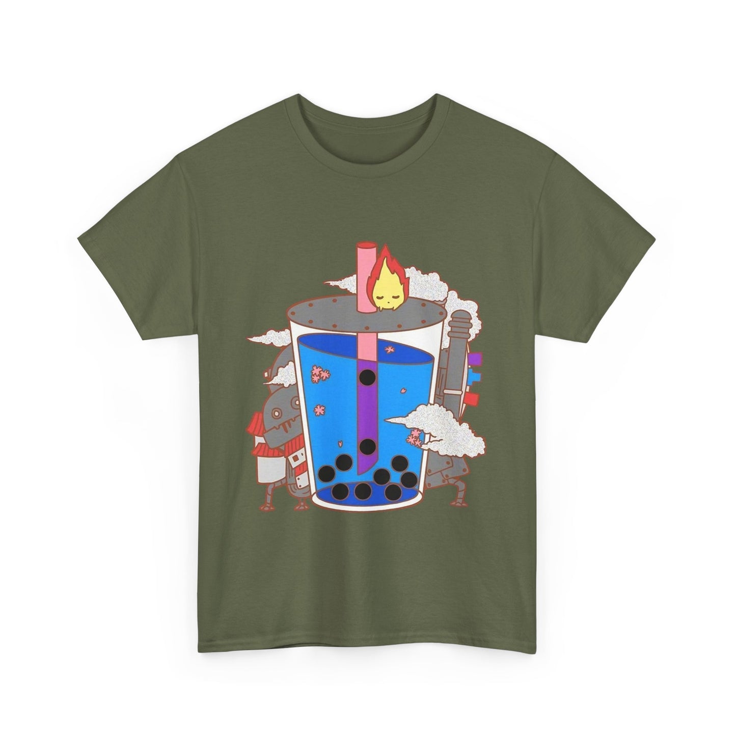 Howl’s Moving Castle Smoothie T-Shirt | 100% Cotton Studio Ghibli Anime Tee