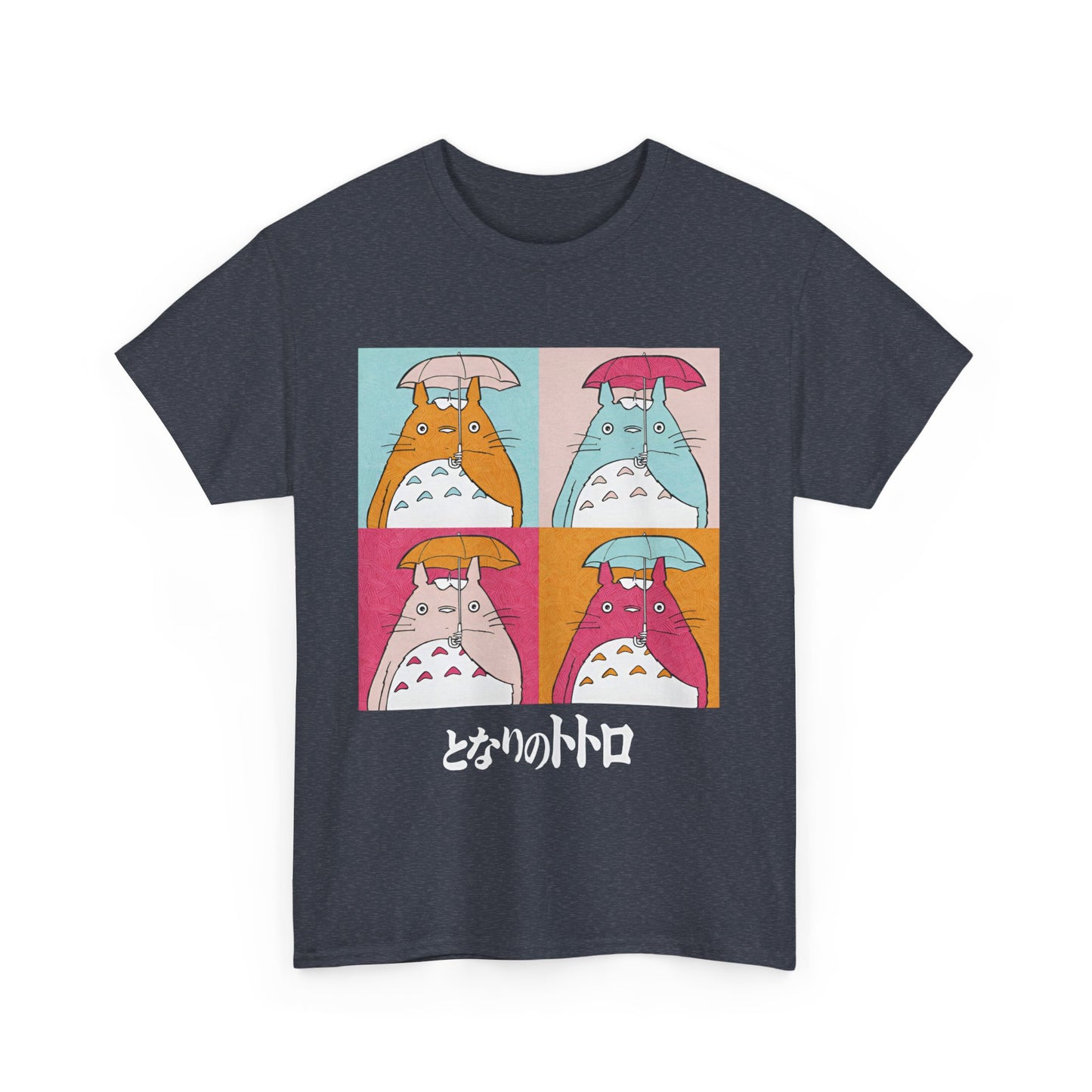 Totoro Aesthetic Art Collage T-Shirt – 100% Cotton Studio Ghibli Inspired Graphic Tee