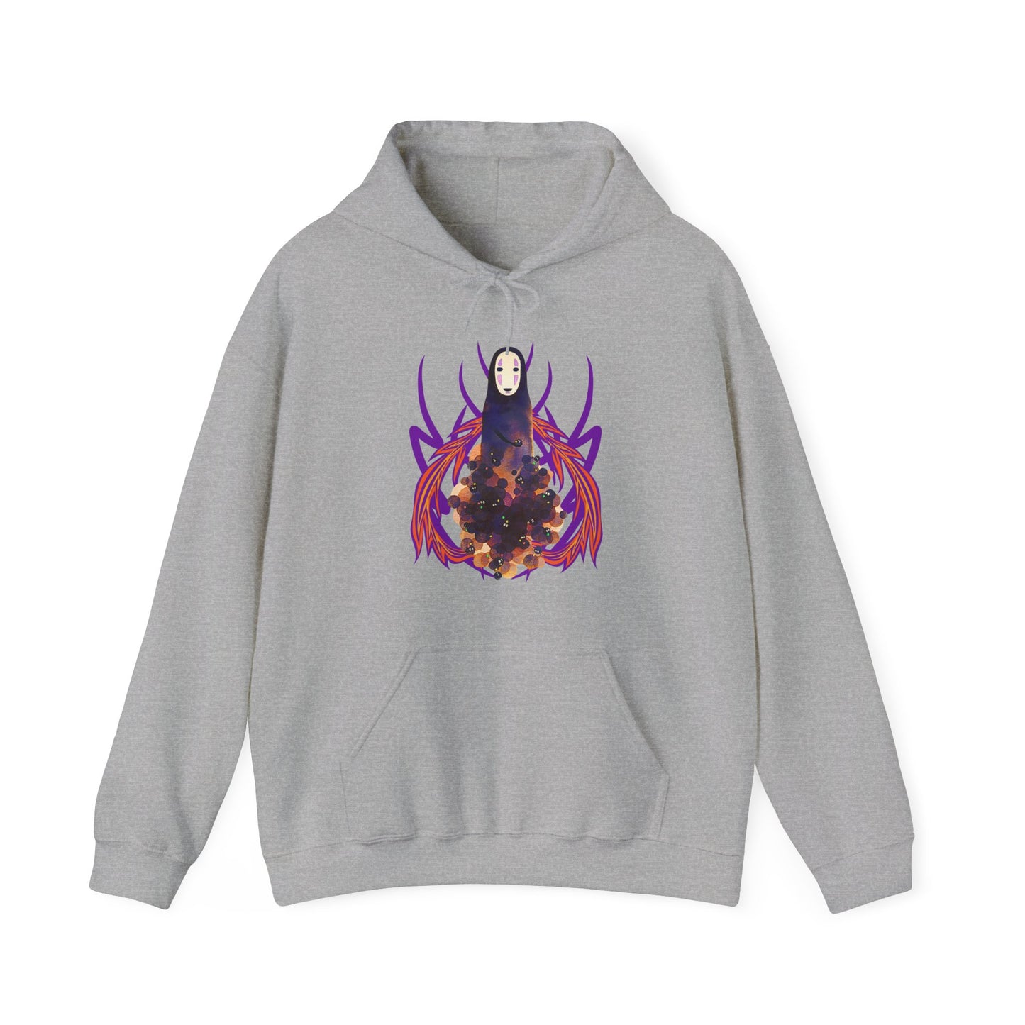 No Face Hoodie – 100% Cotton Spirited Away Studio Ghibli Anime Pullover