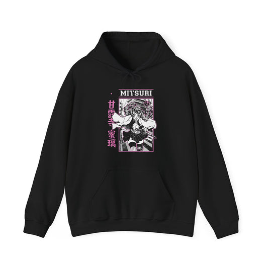 Mitsuri Kanroji Demon Slayer Hoodie – 100% Cotton Love Hashira Anime Pullover