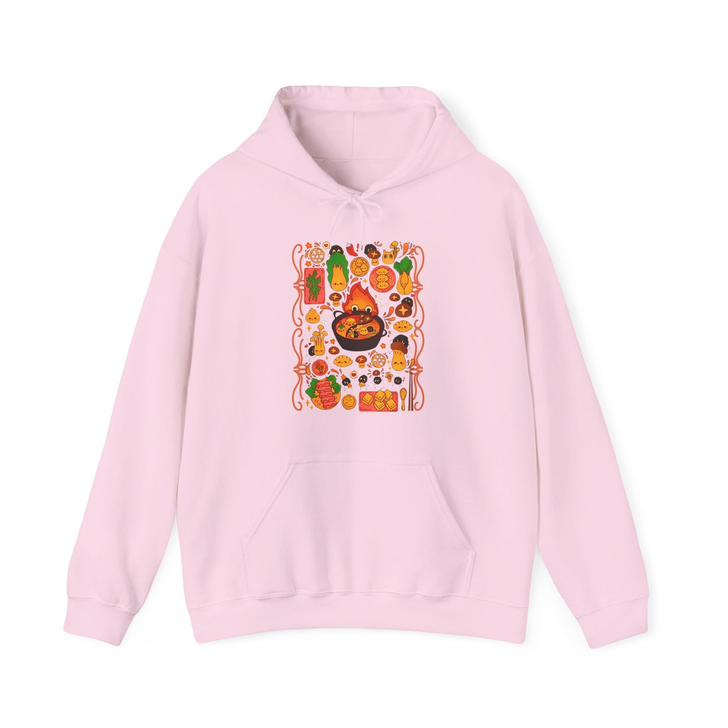Calcifer Breakfast Hoodie – 100% Cotton Studio Ghibli Hoodie from Howl’s Moving Castle