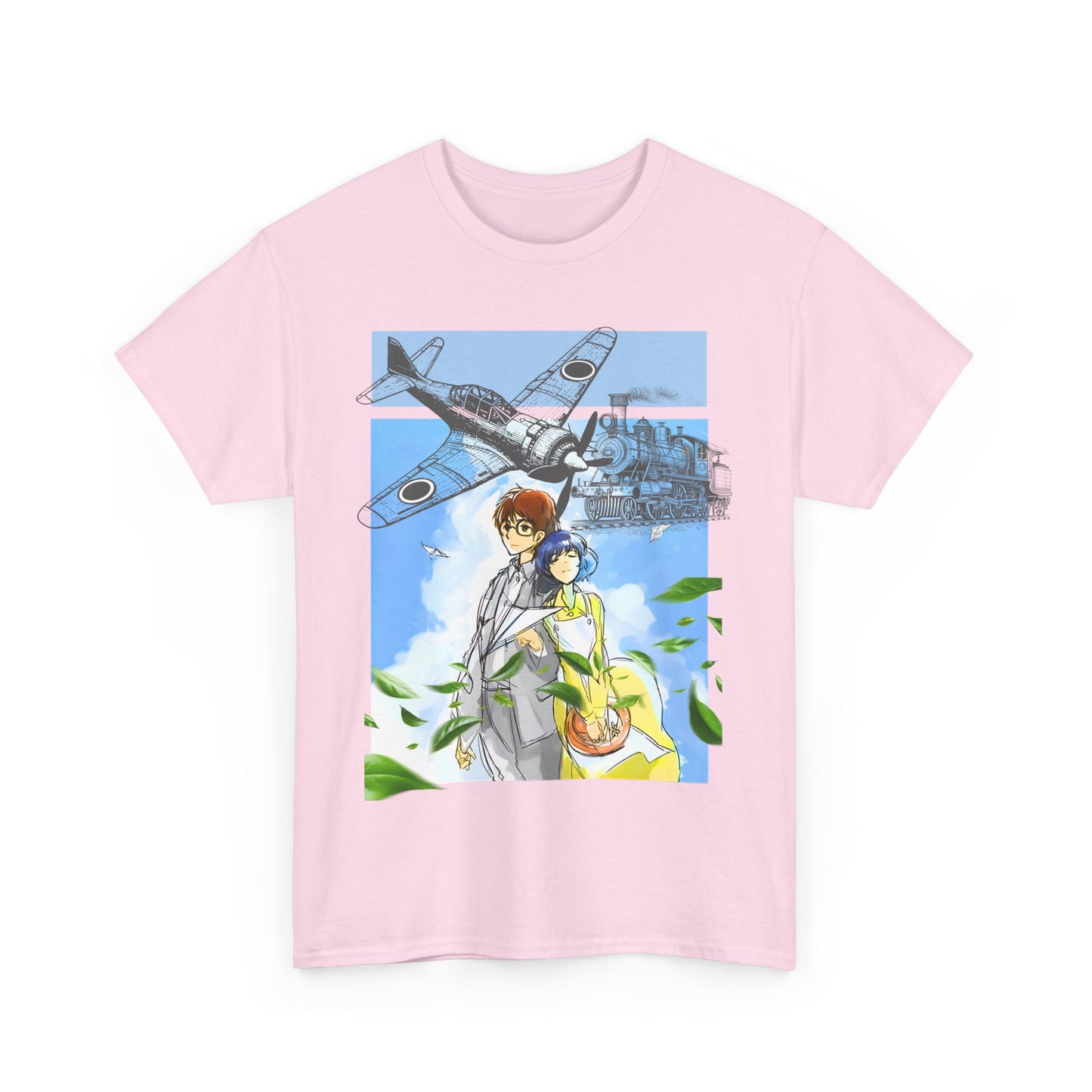 The Wind Rises Ghibli T-Shirt – 100% Cotton Anime Tee for Studio Ghibli Fans