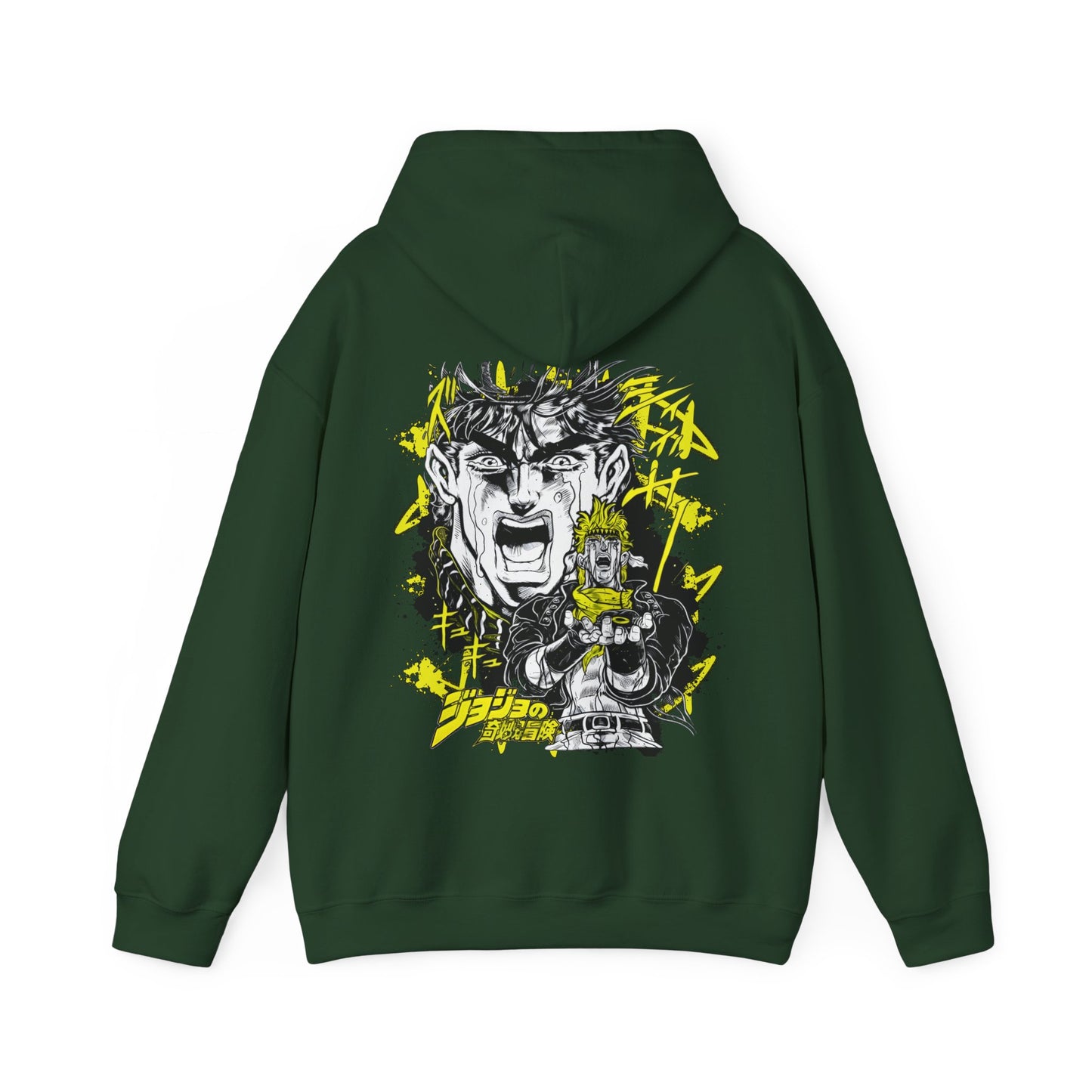 Joestar Back Print Hoodie – 100% Cotton JoJo’s Bizarre Adventure Anime Streetwear