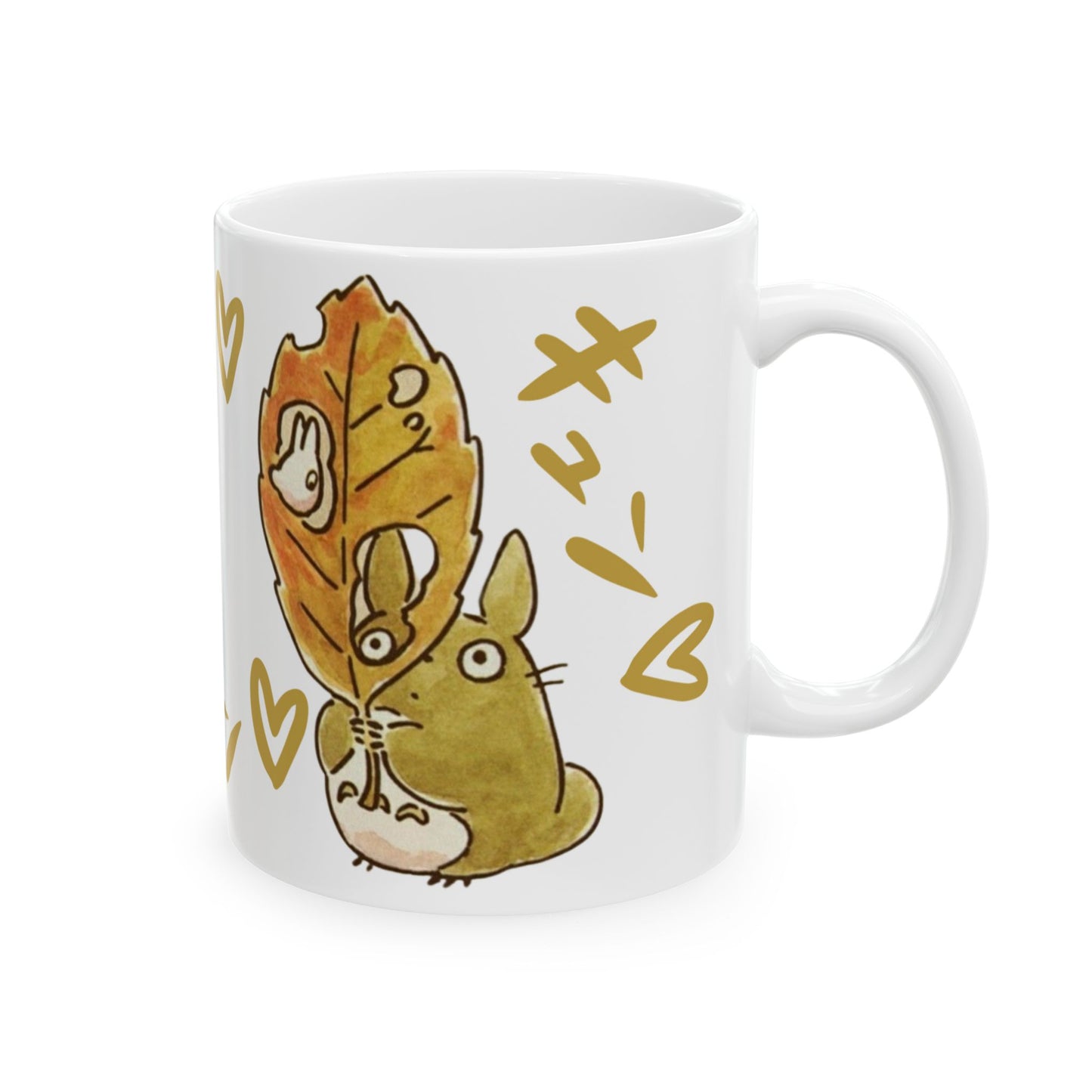 Cute Totoro Mug – Studio Ghibli Coffee Cup 11oz & 15oz – Adorable Anime Gift for Totoro Fans