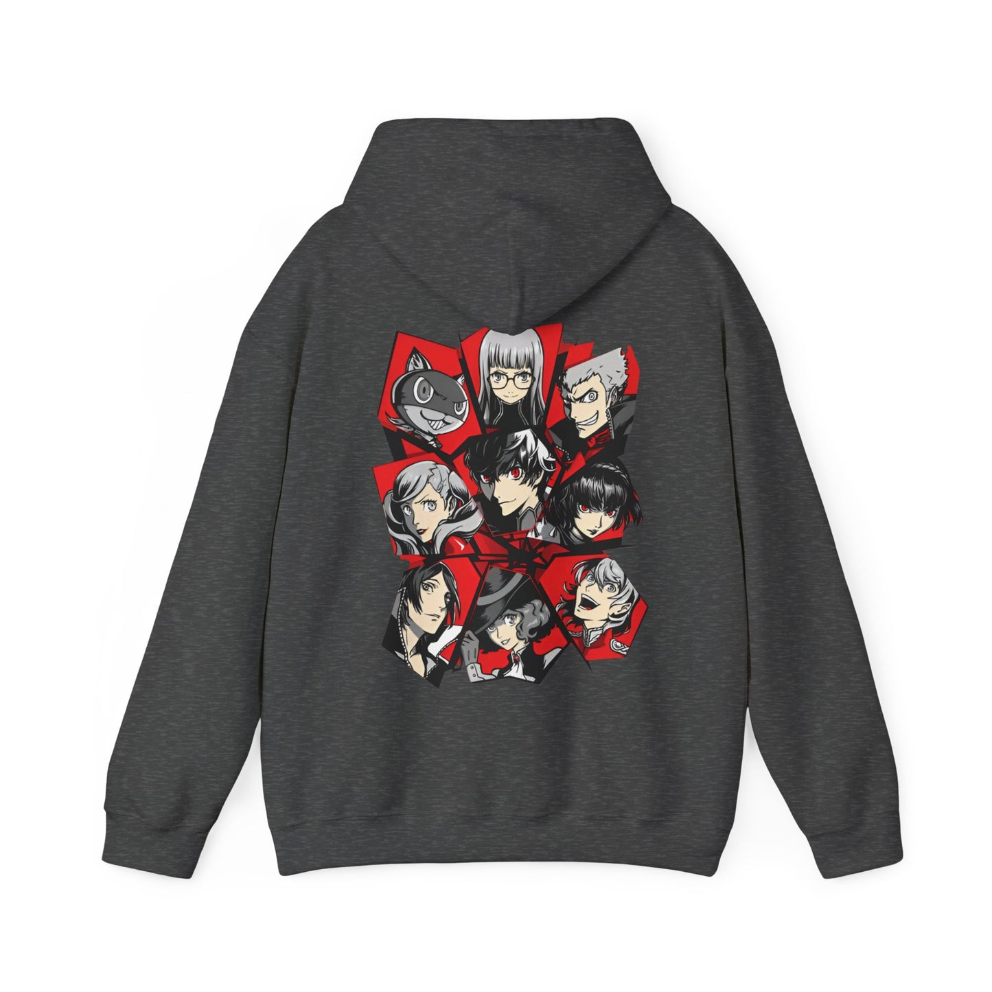 Persona 5 Hoodie with Back Print – 100% Cotton | Phantom Thieves Anime Gamer Hoodie