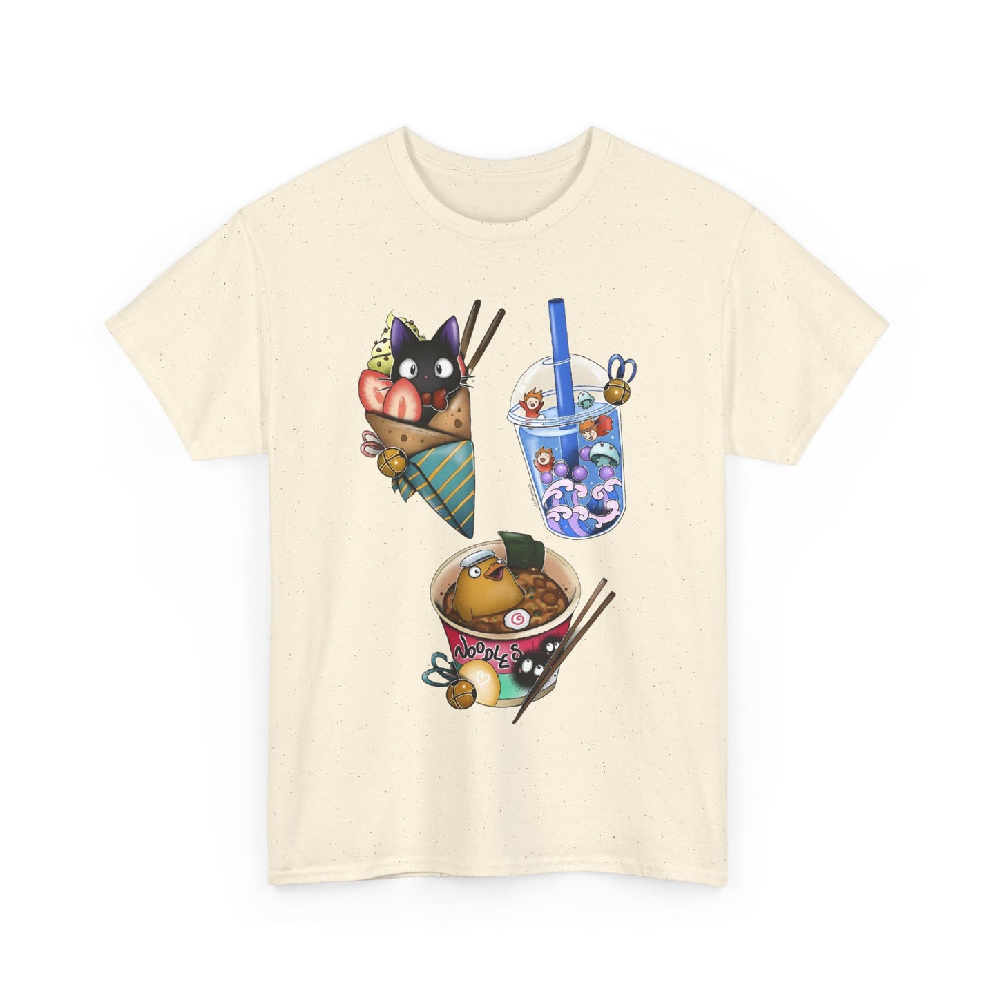 Ghibli Kawaii T-Shirt – Cute Studio Ghibli Shirt 100% Cotton Anime Tee for Fans