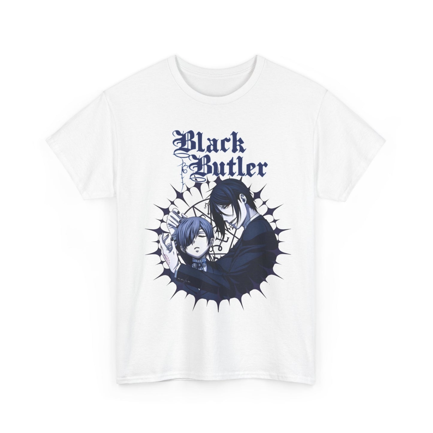 Black Butler T-Shirt – 100% Cotton Anime Tee Featuring Sebastian Michaelis