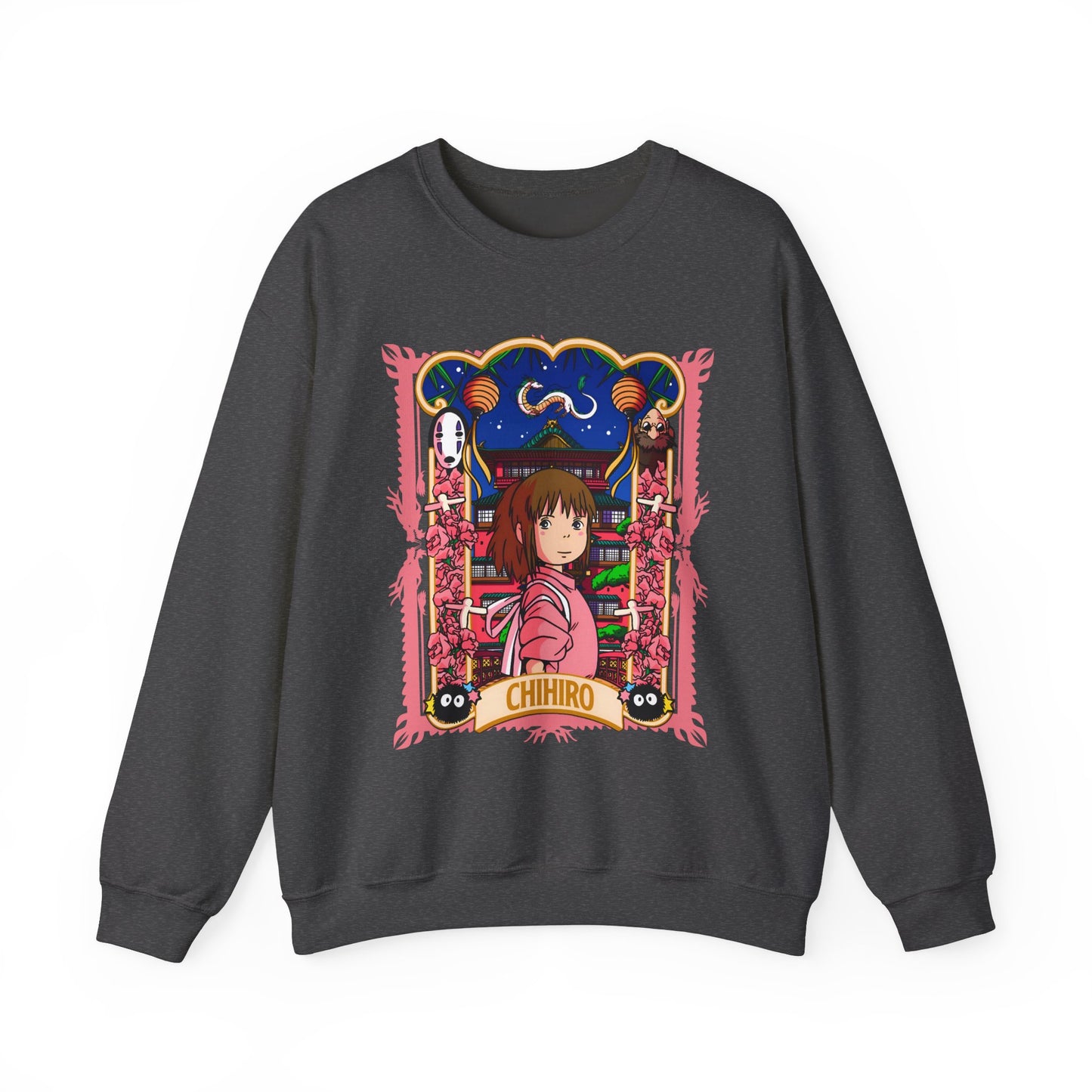Spirited Away Chihiro Sweatshirt – 100% Cotton Studio Ghibli Pullover for Anime Fans