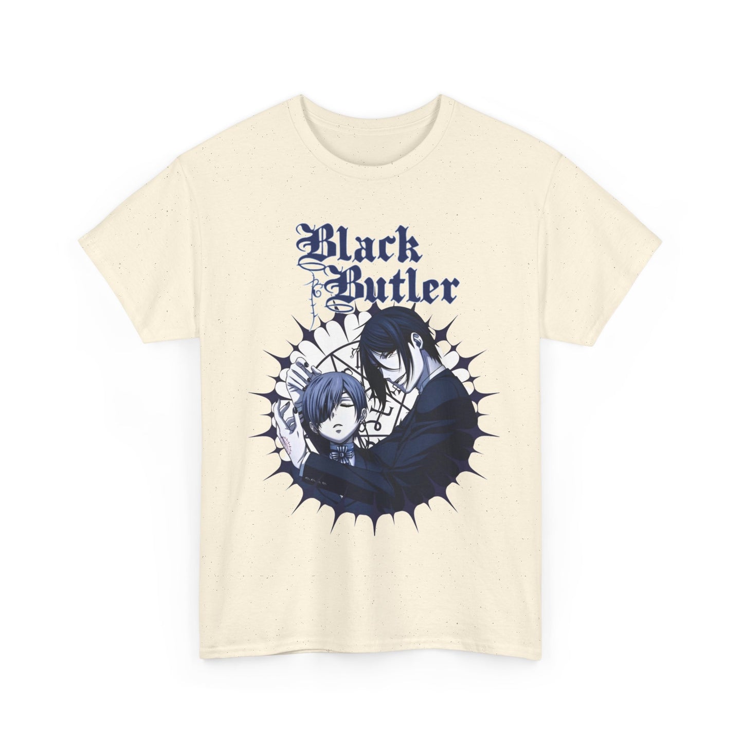 Black Butler T-Shirt – 100% Cotton Anime Tee Featuring Sebastian Michaelis