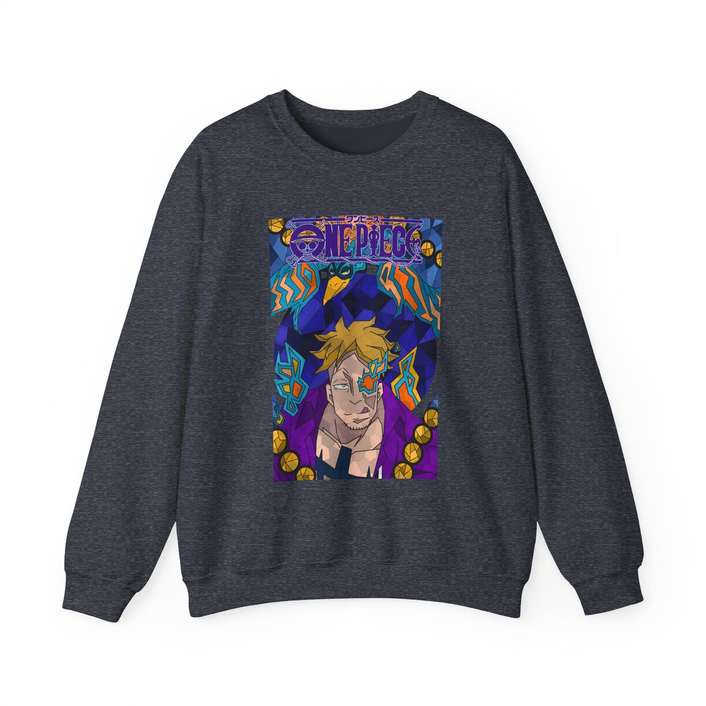 Marco the Phoenix One Piece Sweatshirt – 100% Cotton Anime Pullover for Fans