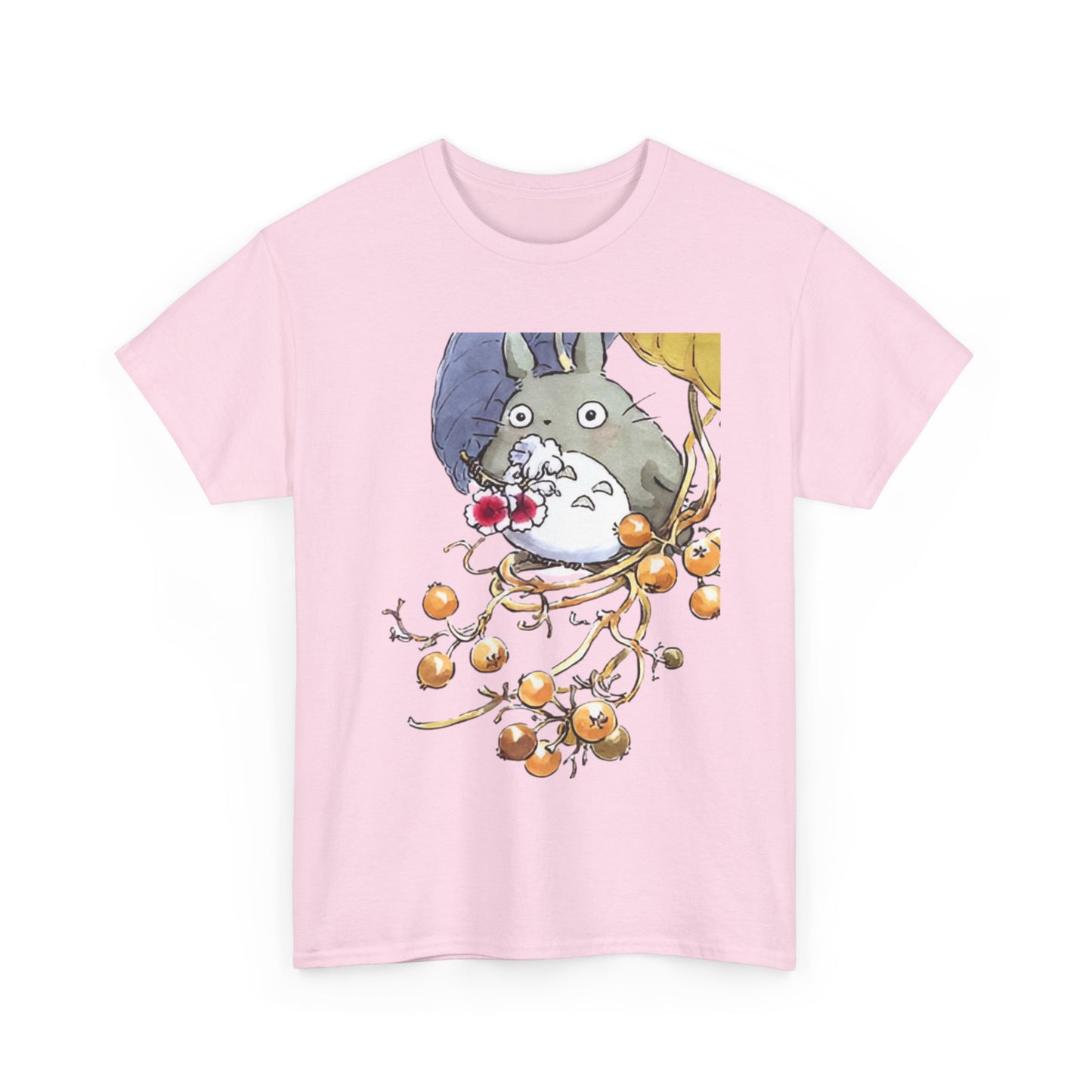 Totoro Sweet Art Shirt – Cute Studio Ghibli Cotton T-Shirt for Anime Fans