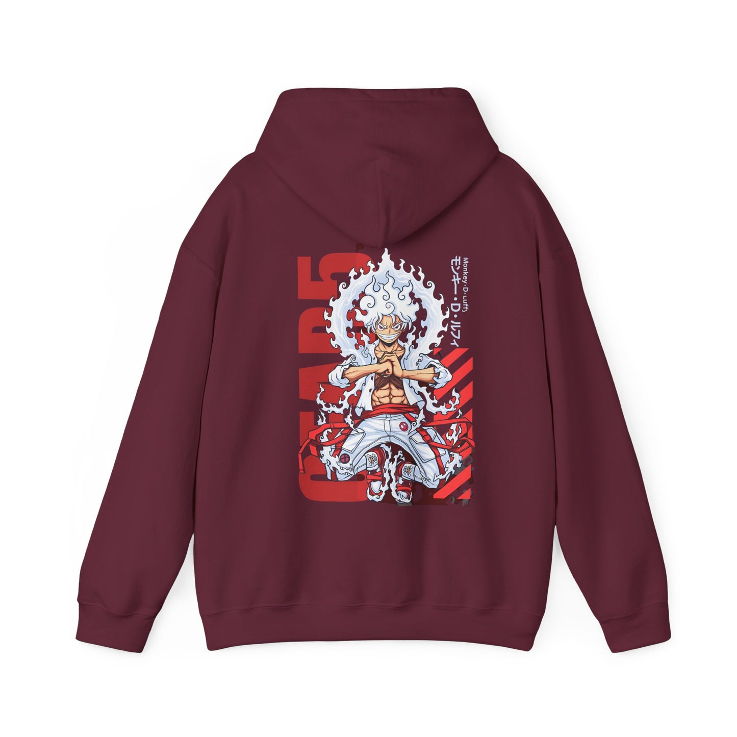 Monkey D. Luffy Back Print Hoodie – 100% Cotton One Piece Anime Streetwear