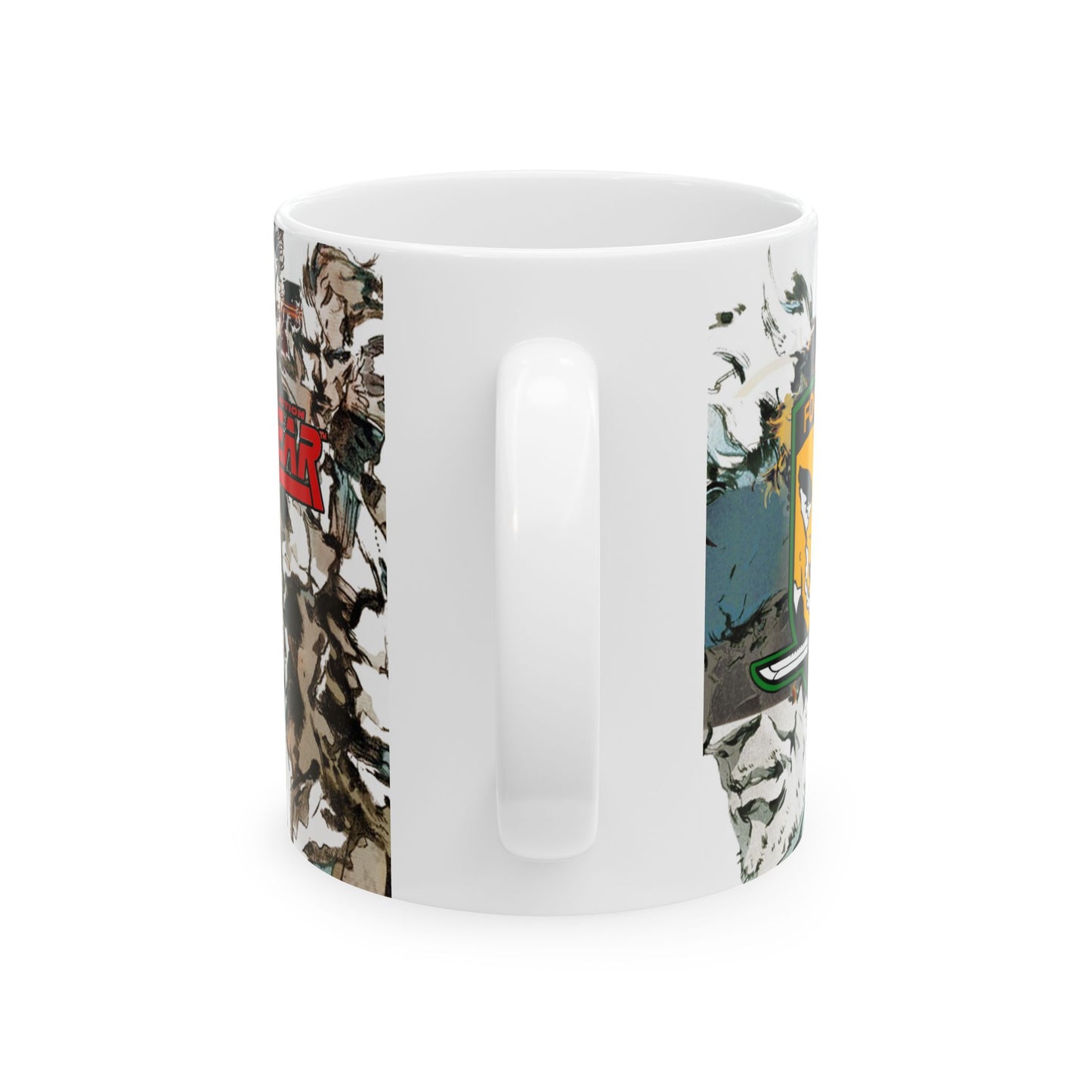 Metal Gear Fox Hound Mug – 11oz & 15oz Ceramic Coffee Cup – Tactical Espionage Action Gamer Gift