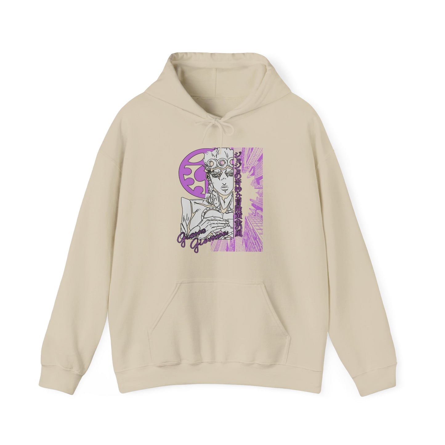 Giorno Giovanna Hoodie – 100% Cotton JoJo’s Bizarre Adventure Anime Streetwear