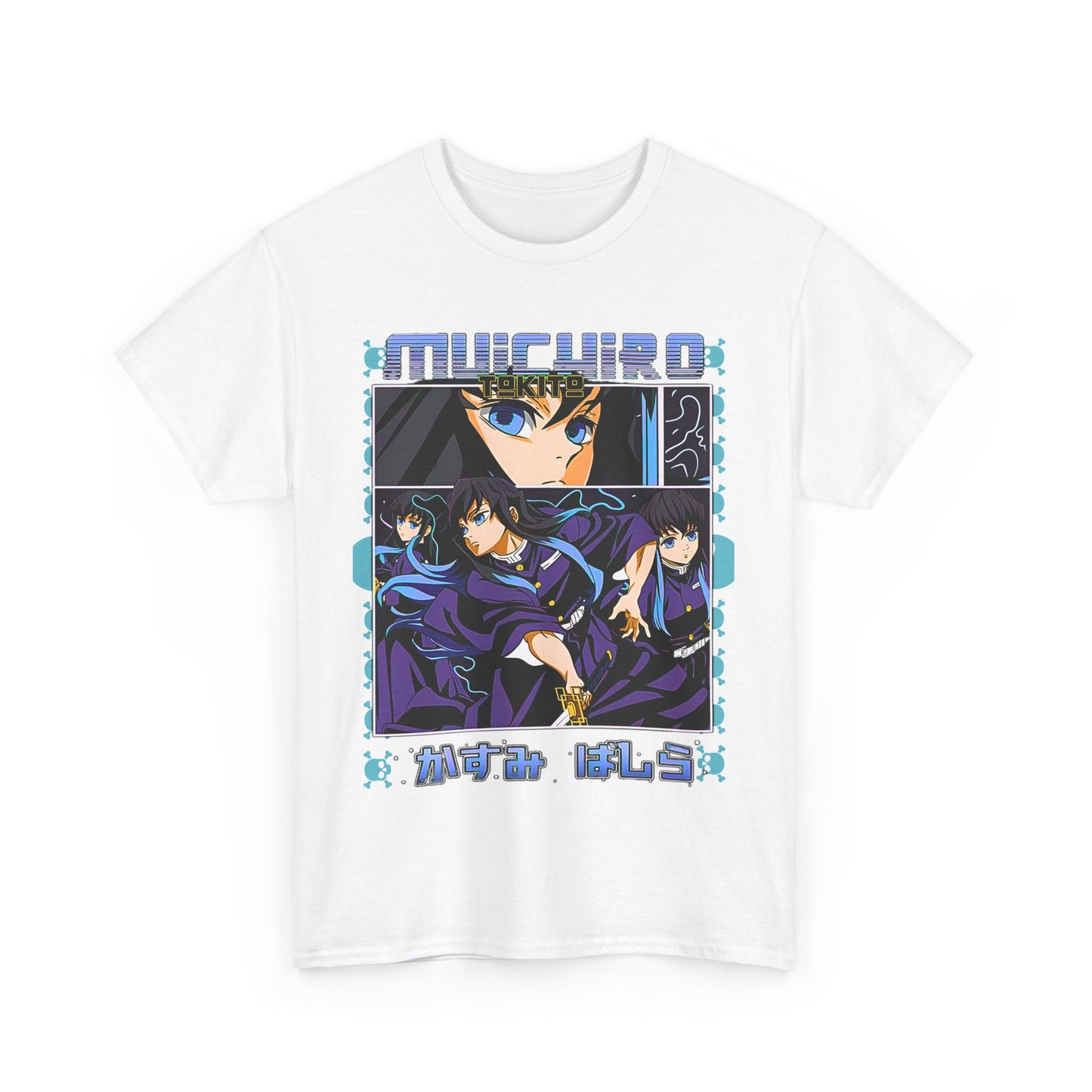 Muichiro Tokito Demon Slayer T-Shirt – 100% Cotton Anime Tee for Mist Hashira Fans